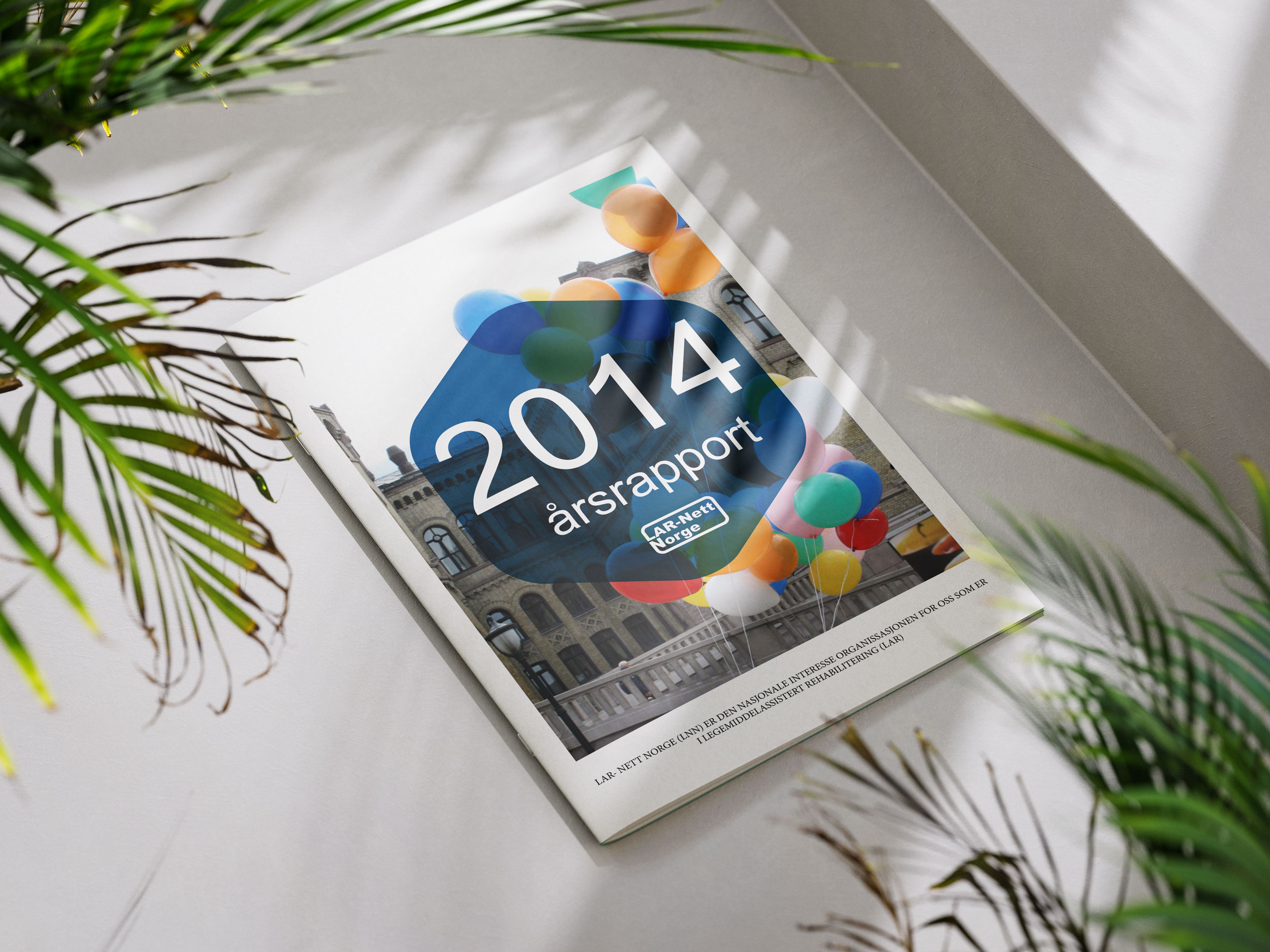 Årsrapport design for LAR-Nett Norge