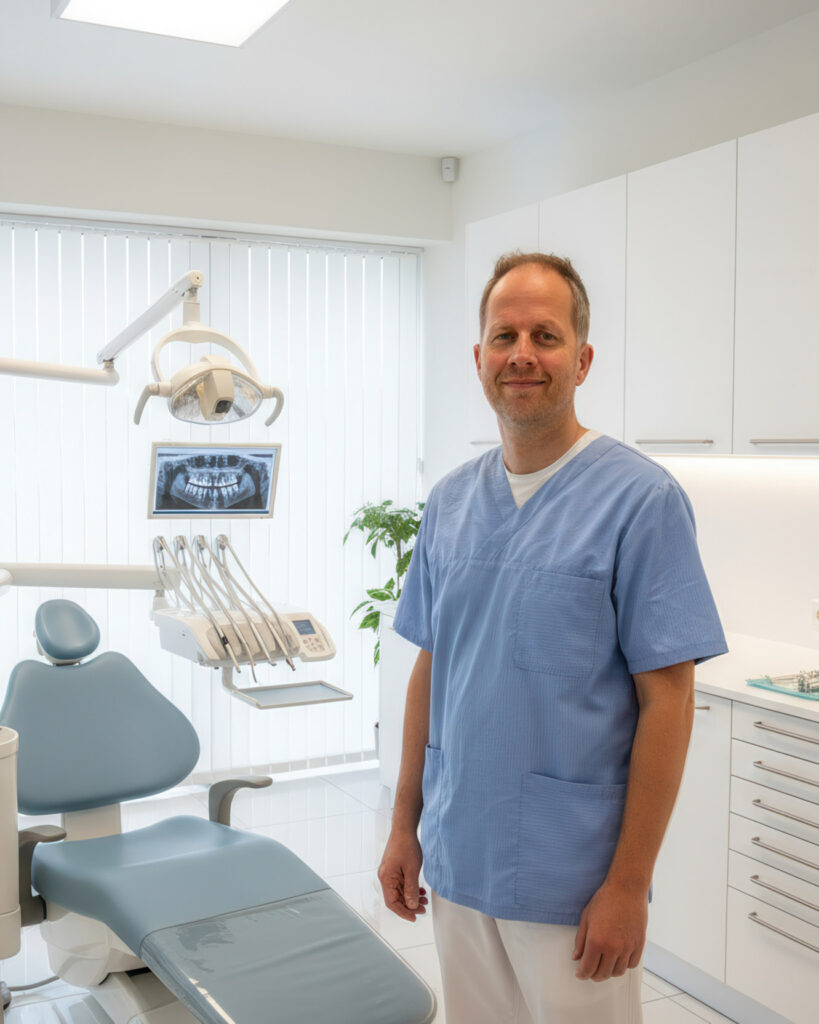 Portrett av Kenneth Navelsaker fra Holmestrand Tannlegesenter