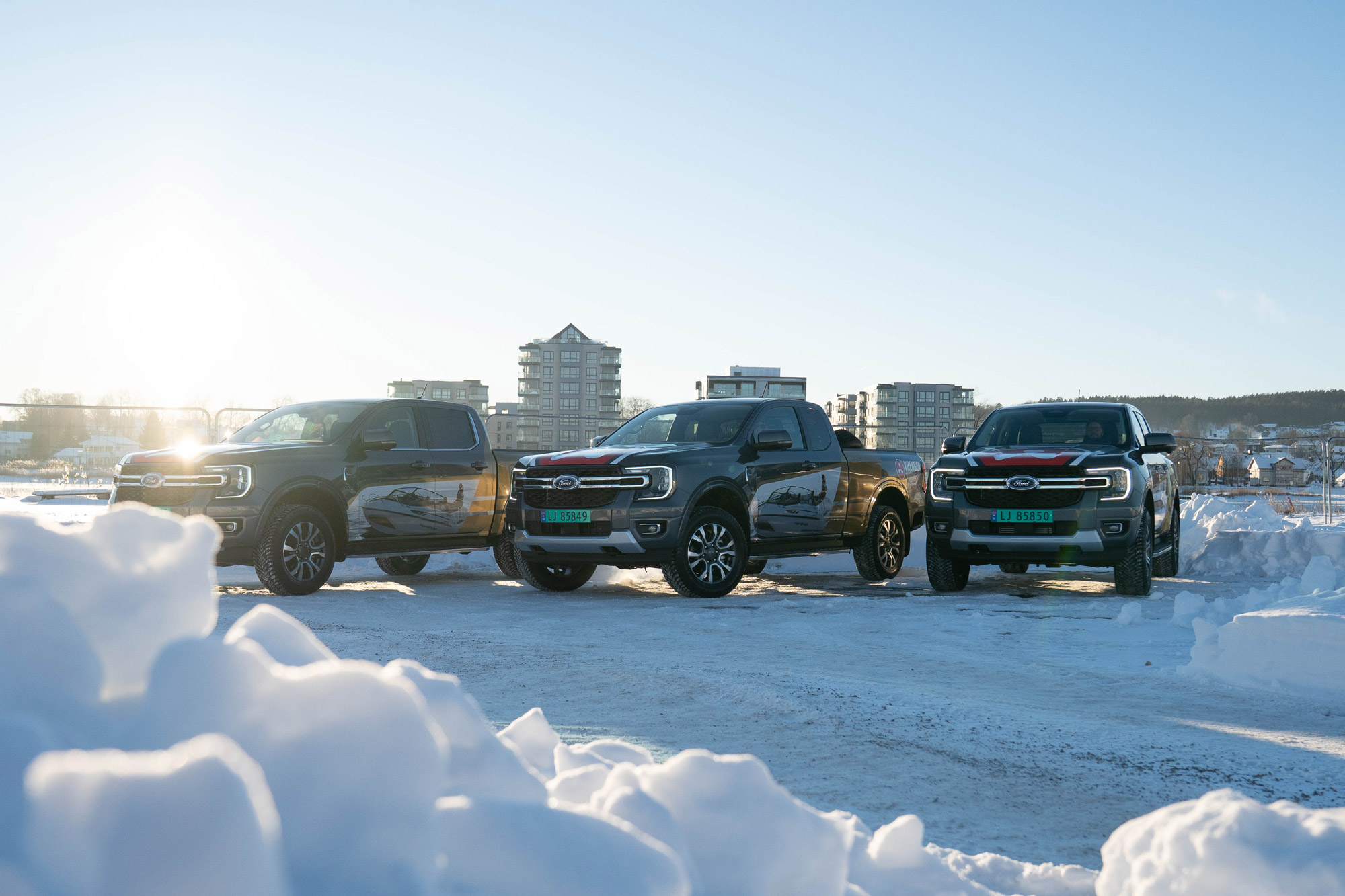 Bilder av folierte pickup biler