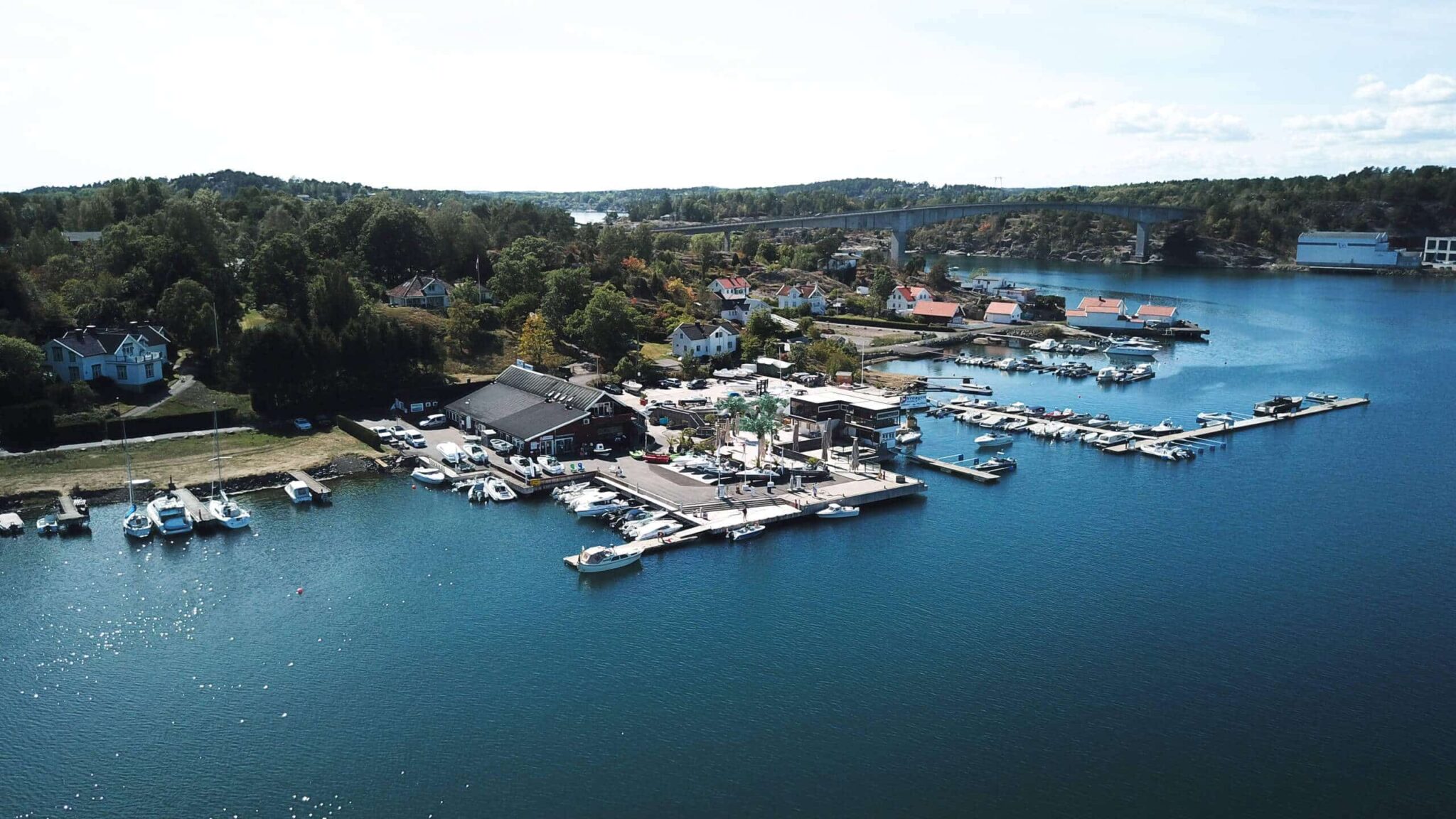 Bilde av marinaen til Vrengen Maritime på Tjøme