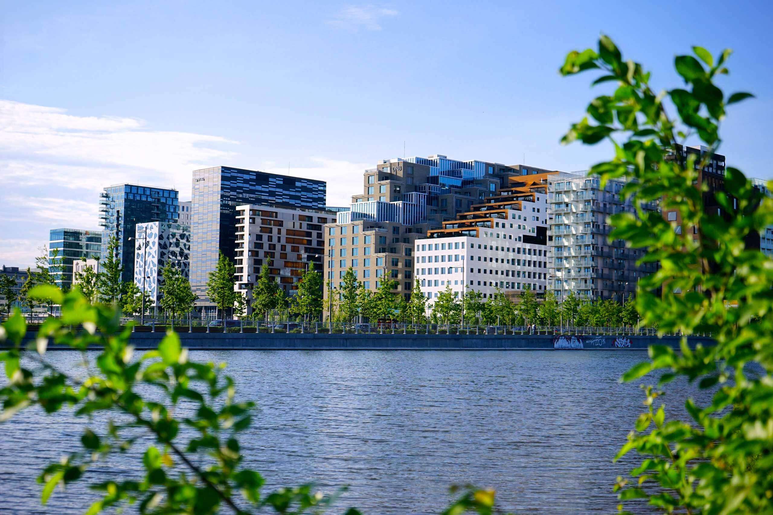 Bilder som viser arkitektur fra Barcode i Oslo